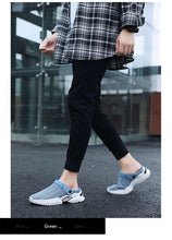 Load image into Gallery viewer, Men's Casual Shoes Rubber Flip Flops Slippers Home Beach Sandals Man Shoes Tennis Fitness Fashion Summer Clogs Sandals Shoes Breathable Beach Walking Slippers Shoes

