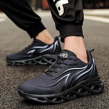 Load image into Gallery viewer, Men's Casual Sneakers Flame Print Running Mesh Shoes Outdoor Lightweight Twist Bottom Breathable Tennis Sport Shoes For Workout Walking Outdoor Sport Gym Fashion Sneakers
