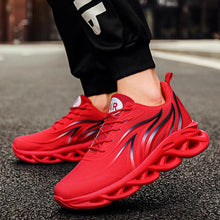 Load image into Gallery viewer, Men's Casual Sneakers Flame Print Running Mesh Shoes Outdoor Lightweight Twist Bottom Breathable Tennis Sport Shoes For Workout Walking Outdoor Sport Gym Fashion Sneakers
