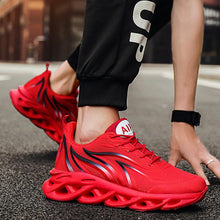 Load image into Gallery viewer, Men's Casual Sneakers Flame Print Running Mesh Shoes Outdoor Lightweight Twist Bottom Breathable Tennis Sport Shoes For Workout Walking Outdoor Sport Gym Fashion Sneakers
