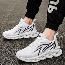 Load image into Gallery viewer, Men's Casual Sneakers Flame Print Running Mesh Shoes Outdoor Lightweight Twist Bottom Breathable Tennis Sport Shoes For Workout Walking Outdoor Sport Gym Fashion Sneakers
