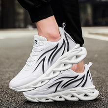 Load image into Gallery viewer, Men's Casual Sneakers Flame Print Running Mesh Shoes Outdoor Lightweight Twist Bottom Breathable Tennis Sport Shoes For Workout Walking Outdoor Sport Gym Fashion Sneakers
