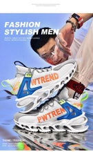 Load image into Gallery viewer, Men's Casual Sports Increase Fashion Reflective Blade Running Sneakers Luxury Walking Gym Shoes High Quality Breathable Mesh Sneakers For Jogging Walking Athletics Trainer Sports Sneakers
