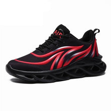 Load image into Gallery viewer, Men's Flame Printed Sneakers Flying Weave Sports Comfortable Running Outdoor Men Athletic Shoes Breathable Casual Sports High Quality Sport Design Sneaker
