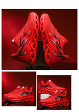 Load image into Gallery viewer, Men's Flame Printed Sneakers Flying Weave Sports Comfortable Running Outdoor Men Athletic Shoes Breathable Casual Sports High Quality Sport Design Sneaker
