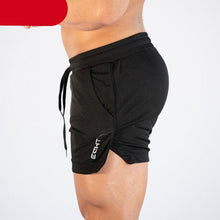 Load image into Gallery viewer, Men's Gym Training Shorts Men Sports Casual Clothing Fitness Workout Running Grid quick-drying compression Shorts Athletics Quick Dry Active Running Bodybuilding Shorts with Pockets
