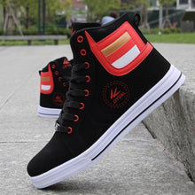 Load image into Gallery viewer, Men's High Top Sneakers Breathable Street Sports Shoes Hip Hop Trendy Style Casual Shoes Fashion Sneakers Breathable Comfort Walking Mens Sneakers
