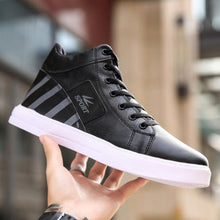 Load image into Gallery viewer, Men's High Top Sneakers Breathable Street Sports Shoes Hip Hop Trendy Style Casual Shoes Fashion Sneakers Breathable Comfort Walking Mens Sneakers
