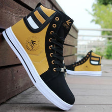 Load image into Gallery viewer, Men's High Top Sneakers Breathable Street Sports Shoes Hip Hop Trendy Style Casual Shoes Fashion Sneakers Breathable Comfort Walking Mens Sneakers
