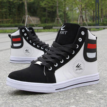 Load image into Gallery viewer, Men's High Top Sneakers Breathable Street Sports Shoes Hip Hop Trendy Style Casual Shoes Fashion Sneakers Breathable Comfort Walking Mens Sneakers
