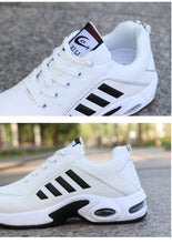 Load image into Gallery viewer, Men's  Leather Autumn Shoes Casual Sneakers Tennis Fashion White Trainers Sneakers Casual Leather Fashion Sneakers Breathable Sports Running Sneakers

