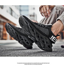 Load image into Gallery viewer, Men's Luxury Sneakers Autumn Mens Casual Shoes Lace-Up Breathable Light Running Tenis Shoes Modern Sneakers Breathable Black Trendy Sneakers
