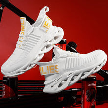 Load image into Gallery viewer, Men's Luxury Sneakers Autumn Mens Casual Shoes Lace-Up Breathable Light Running Tenis Shoes Modern Sneakers Breathable Black Trendy Sneakers
