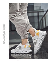 Load image into Gallery viewer, Men's Luxury Sneakers Autumn Mens Casual Shoes Lace-Up Breathable Light Running Tenis Shoes Modern Sneakers Breathable Black Trendy Sneakers
