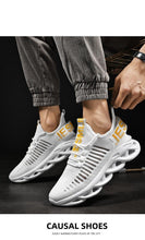 Load image into Gallery viewer, Men's Luxury Sneakers Autumn Mens Casual Shoes Lace-Up Breathable Light Running Tenis Shoes Modern Sneakers Breathable Black Trendy Sneakers
