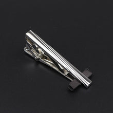 Load image into Gallery viewer, Men's Metal Tie Clip Bright Stainless Steel Tie Clip Men's Classic Tie Clip Elegant Jewelry Necktie Clips Clasp Simple Wedding Jewelry Necktie Clips For Party Charming Creative Anniversary Gifts
