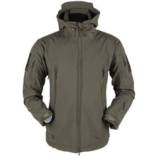Load image into Gallery viewer, Men's Outdoor Soft Fleece Jacket Men's And Women's Jacket Unique Jackets For Men Windproof  Waterproof Breathable Jacket Thermal Hooded Tactical Jacket Outdoor Camouflage Fleece Hooded Coat
