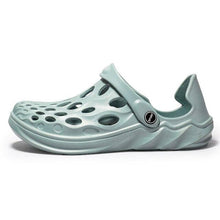 Load image into Gallery viewer, Men's Sandals Summer Hole Shoes Rubber Garden Shoes Black Beach Flat Sandals Beach Slippers Pool Water Sandals With Comfortable Arch Support Summer House Slippers Lightweight Sandals
