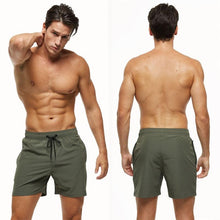 Load image into Gallery viewer, Men's Stretch Swim Trunks Quick Dry Beach Shorts With Zipper Pockets and Mesh Lining  Men's Swim Trunks Quick Dry Beach Shorts with Pockets Swimsuits for Men
