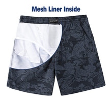 Load image into Gallery viewer, Men's Swim Shorts Quick Dry Beach Board Shorts with Mesh Lining New Summer Swimwear Surfing Swim Trunks for Men Men's Shorts Athletic Shorts Men's Spring and Summer Street Leisure Sports Drawstring Men's Short
