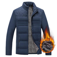 Load image into Gallery viewer, Men's Warm Winter Jacket Men's Casual Jacket Spring Autumn Fashion Jacket Comfortable Warm Thick Padded Jacket For Men Outdoor Adventure Jacket
