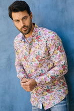 Load image into Gallery viewer, Satin Cotton/Spandex Long Sleeve Shirt
