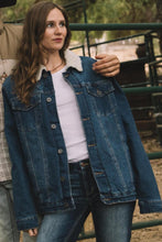 Load image into Gallery viewer, Mens Sherpa Lined Denim Jacket - Indigo
