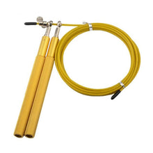 Load image into Gallery viewer, Men Speed Jump Rope Workout Professional Gym Cable Steel Wire Bearing Skipping Rope Flexible Jump Ropes For Fitness Quite Skipping Rope With Bearing And Slender Aluminum Alloy Handle
