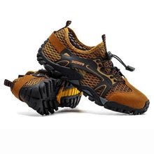 Load image into Gallery viewer, Men Sport Mesh Hiking Shoes Wearproof Rubber Upstream Quick-Dry Breathable Water Sports Shoes Athletic Hiking Water Shoes Mens Womens Barefoot Swim Walking Shoes
