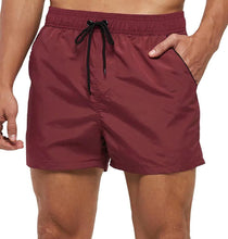 Load image into Gallery viewer, Men Swimwear Shorts Male Swimming Trunks Swimsuits Man Surf Beach Swim Sports Pants Board Mesh New Summer Men's Clothing  Beach Swimming Casual with Adjustable Elastic Cord
