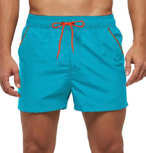 Load image into Gallery viewer, Men Swimwear Shorts Male Swimming Trunks Swimsuits Man Surf Beach Swim Sports Pants Board Mesh New Summer Men's Clothing  Beach Swimming Casual with Adjustable Elastic Cord
