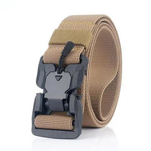 Load image into Gallery viewer, Men Tactical Quick Release Magnetic Buckle Belt Classic Soft Nylon Sports Duty Work Belts
