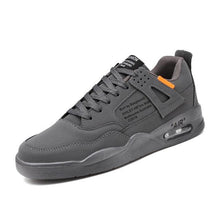 Load image into Gallery viewer, Men White Casual Leather Fashion Sneakers Breathable Sports Running Shoes Leather Running Sport Air Cushion Outdoor Training Sneakers High Quality Design

