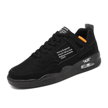 Load image into Gallery viewer, Men White Casual Leather Fashion Sneakers Breathable Sports Running Shoes Leather Running Sport Air Cushion Outdoor Training Sneakers High Quality Design
