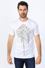 Load image into Gallery viewer, Mens Modern Fit Stretch Crystals T-Shirt
