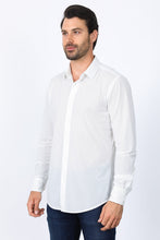 Load image into Gallery viewer, Men’s Modern Fit Stretch Dress Shirt - White
