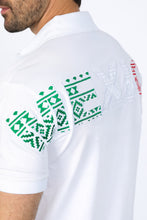 Load image into Gallery viewer, Mens Modern Fit Stretch MEXICO Embroidery Polo
