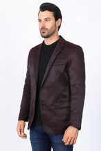 Load image into Gallery viewer, Men's Double Button Wine Blazer
