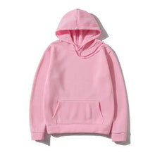 Load image into Gallery viewer, Men Woman Hoodies Sweatshirts Fashion Solid Color Red Black Gray Pink Hooded Women's Hoodie Fleece Sweatshirt Winter Sports Casual Loose Sweatshirt
