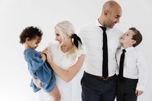 Load image into Gallery viewer, Men in Black Petite Hair Bow
