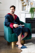 Load image into Gallery viewer, Men’s Robe with Hood – Ultra-Soft Plush Comfort for Everyday Use
