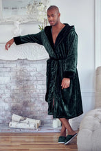 Load image into Gallery viewer, Men’s Robe with Hood – Ultra-Soft Plush Comfort for Everyday Use
