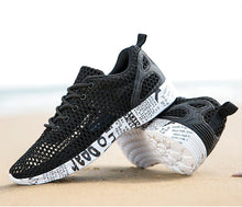 Load image into Gallery viewer, Mens Aqua Breathable Beach Quick Drying Water Shoes Outdoor Fishing Wading Shoes Water Sneakers Ultra Lightweight Breathable Walking Shoes Non Slip Athletic Fashion Sneakers
