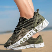 Load image into Gallery viewer, Mens Aqua Breathable Beach Quick Drying Water Shoes Outdoor Fishing Wading Shoes Water Sneakers Ultra Lightweight Breathable Walking Shoes Non Slip Athletic Fashion Sneakers
