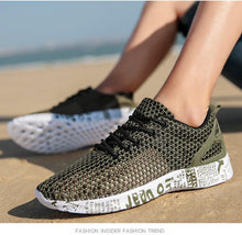 Load image into Gallery viewer, Mens Aqua Breathable Beach Quick Drying Water Shoes Outdoor Fishing Wading Shoes Water Sneakers Ultra Lightweight Breathable Walking Shoes Non Slip Athletic Fashion Sneakers
