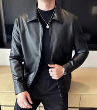 Load image into Gallery viewer, Men's Autumn-Winter Leather Sports Jacket
