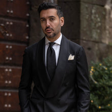Load image into Gallery viewer, Barbera - Silk Jacquard Tie - Black
