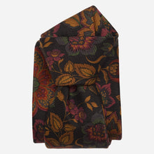Load image into Gallery viewer, Calvino - Printed Madder Silk Tie - Black
