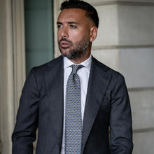 Load image into Gallery viewer, Palio - Printed Silk Tie - Navy

