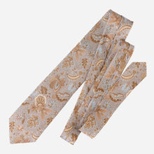 Load image into Gallery viewer, Medici - Printed Silk Tie - Dusty Blue
